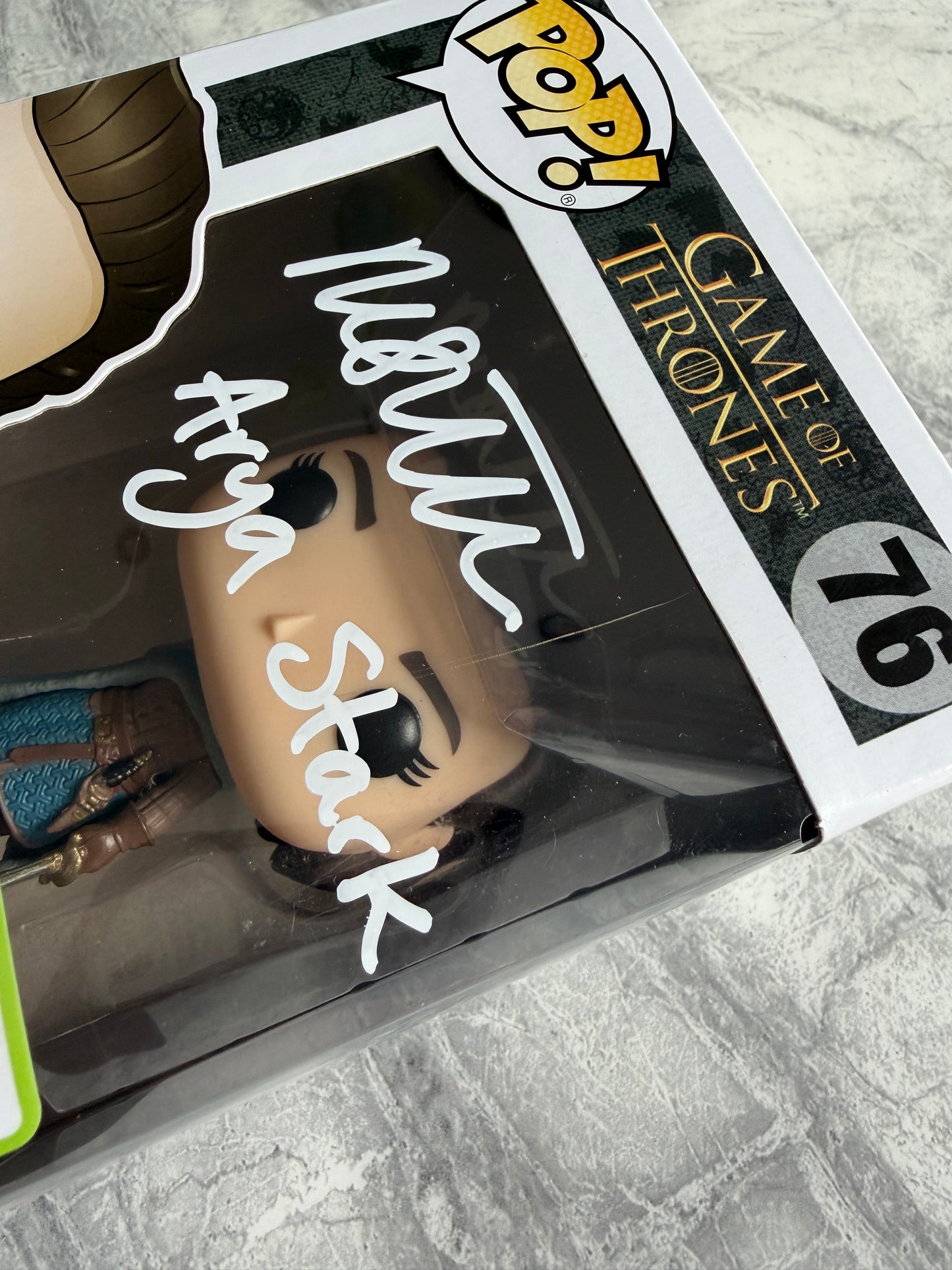 Maisie Williams Signed Game Of Thrones Limited Edition Funko Pop - SWAU Witnessed