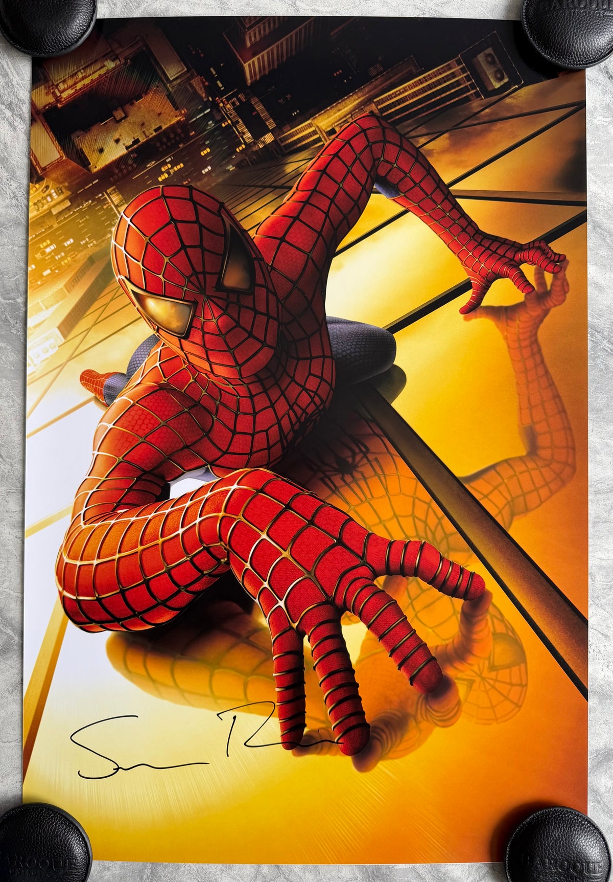 Sam Raimi Signed Spider-Man 20x30” Poster - Official Pix Authenticated