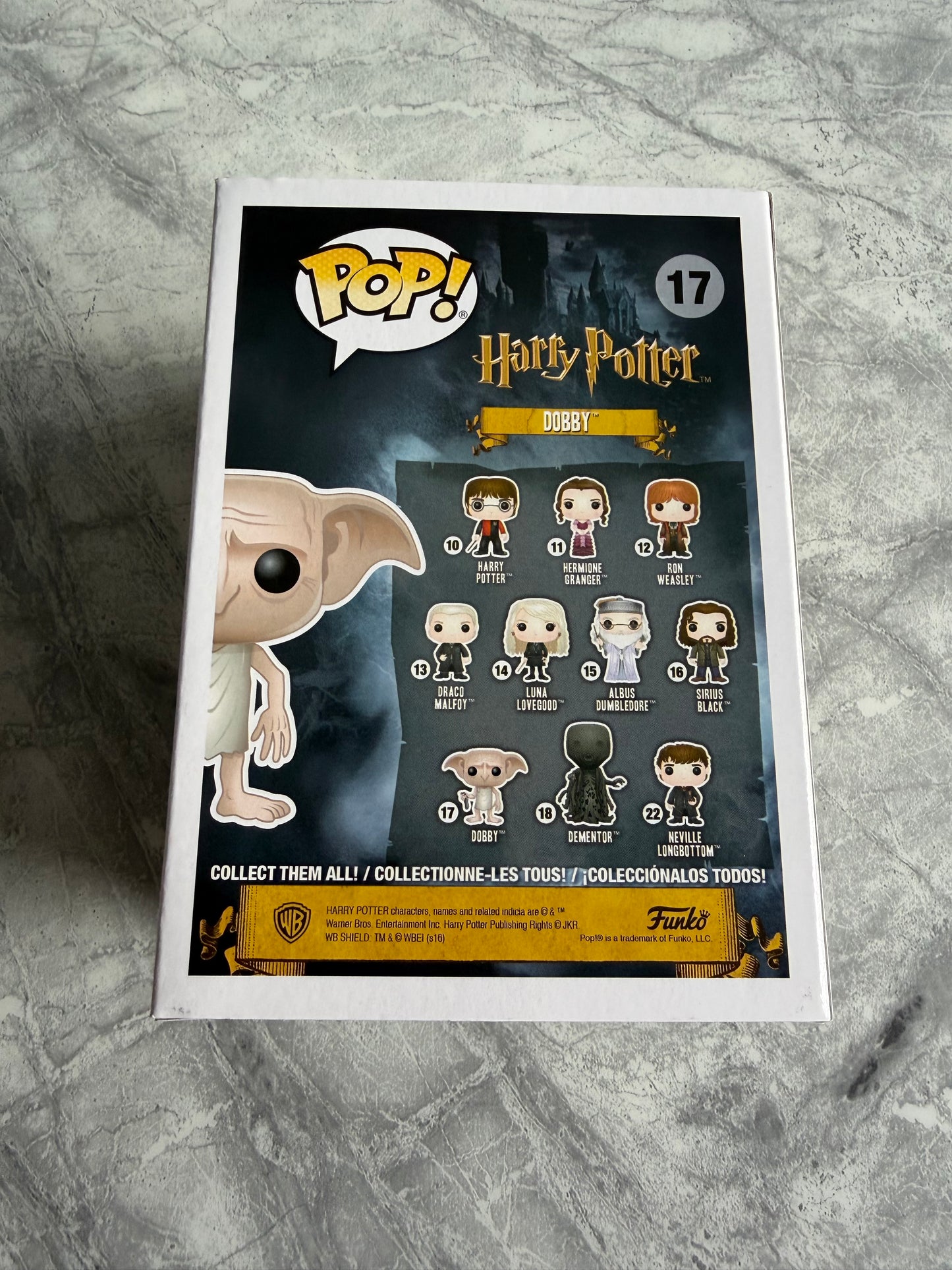 Toby Jones Signed Harry Potter Dobby Funko Pop With Rare Quote - SWAU Authenticated