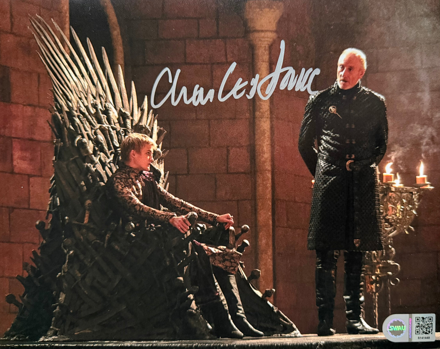 Charles Dance Signed Game Of Thrones 8x10” Photo - SWAU Authenticated