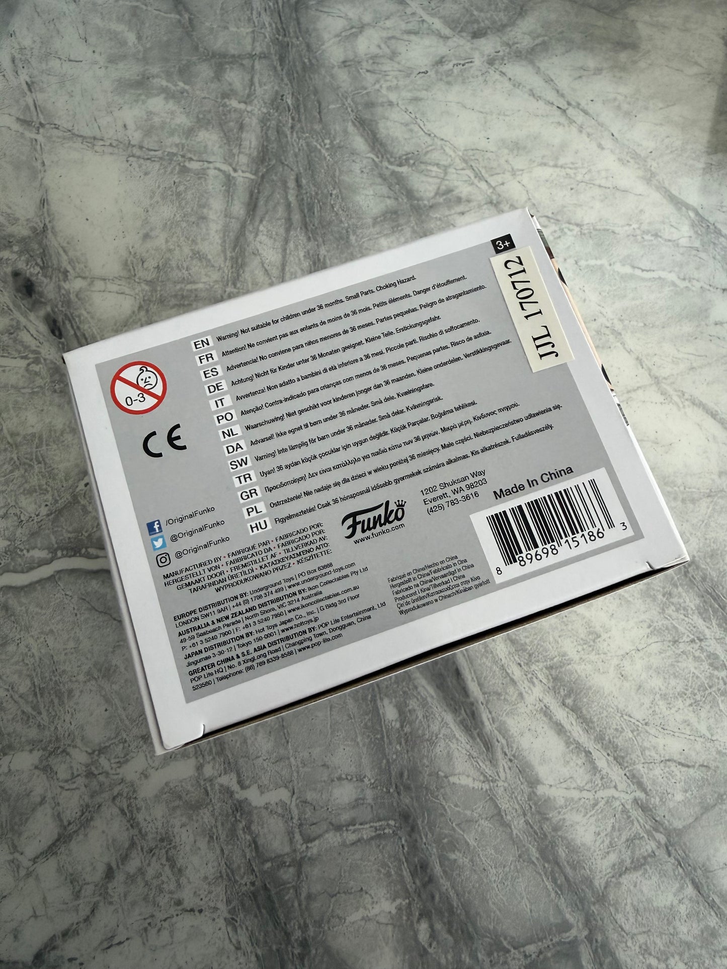 Tom Wlaschiha Signed Game Of Thrones Jaqen H’Ghar Funko Pop With Quote!