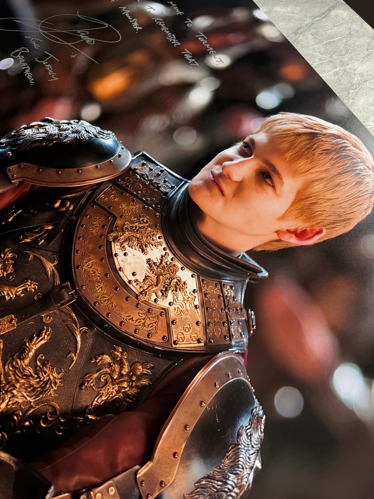 Jack Gleeson Signed Game Of Thrones 20x30” Photo With Long Quote - SWAU Authenticated