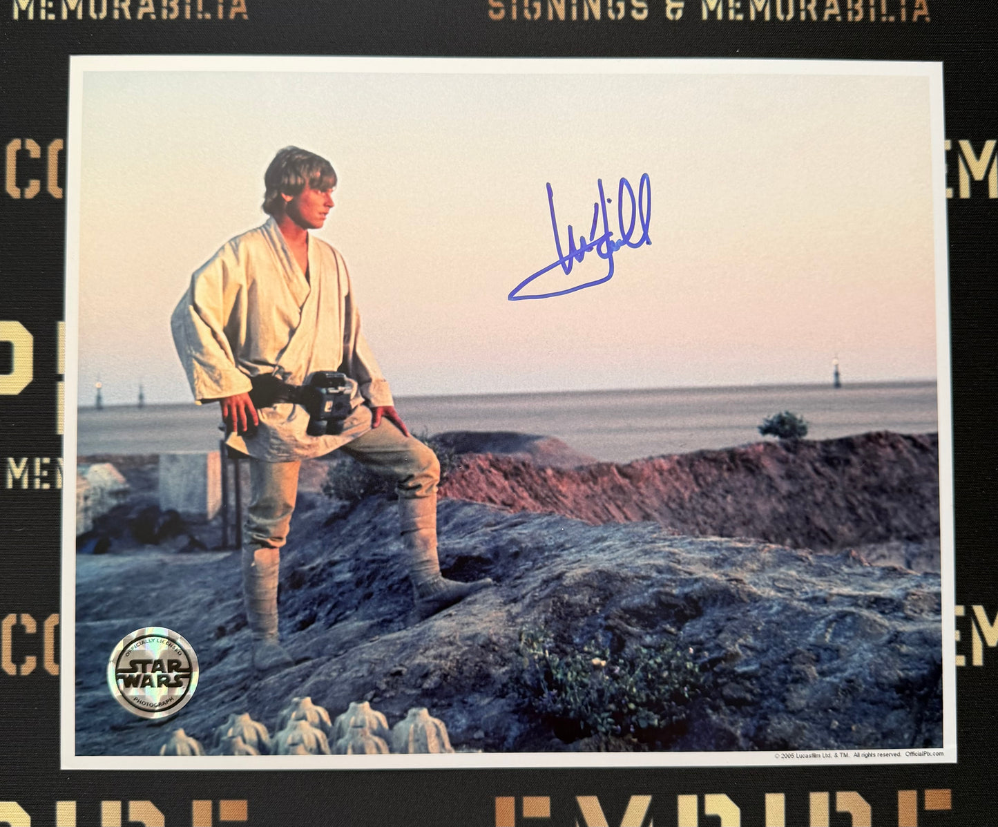 Mark Hamill Signed Star Wars 8x10” Photo - Official Pix Authentication