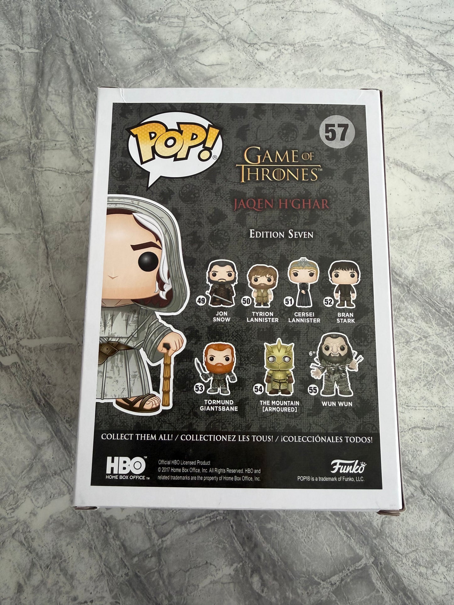 Tom Wlaschiha Signed Game Of Thrones Jaqen H’Ghar Funko Pop With Quote!