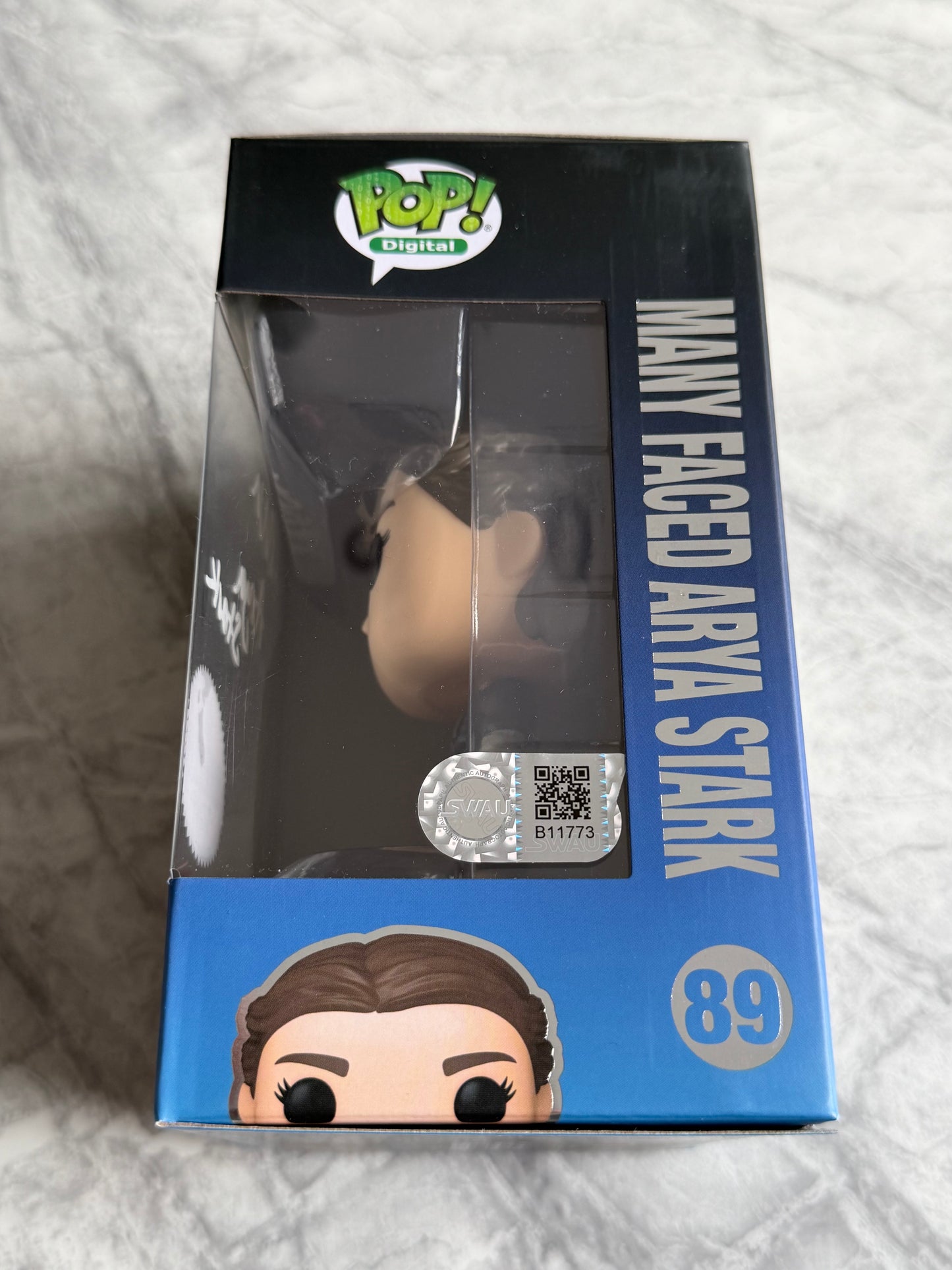 Maisie Williams Signed Game Of Thrones NFT Funko Pop - SWAU Witnessed