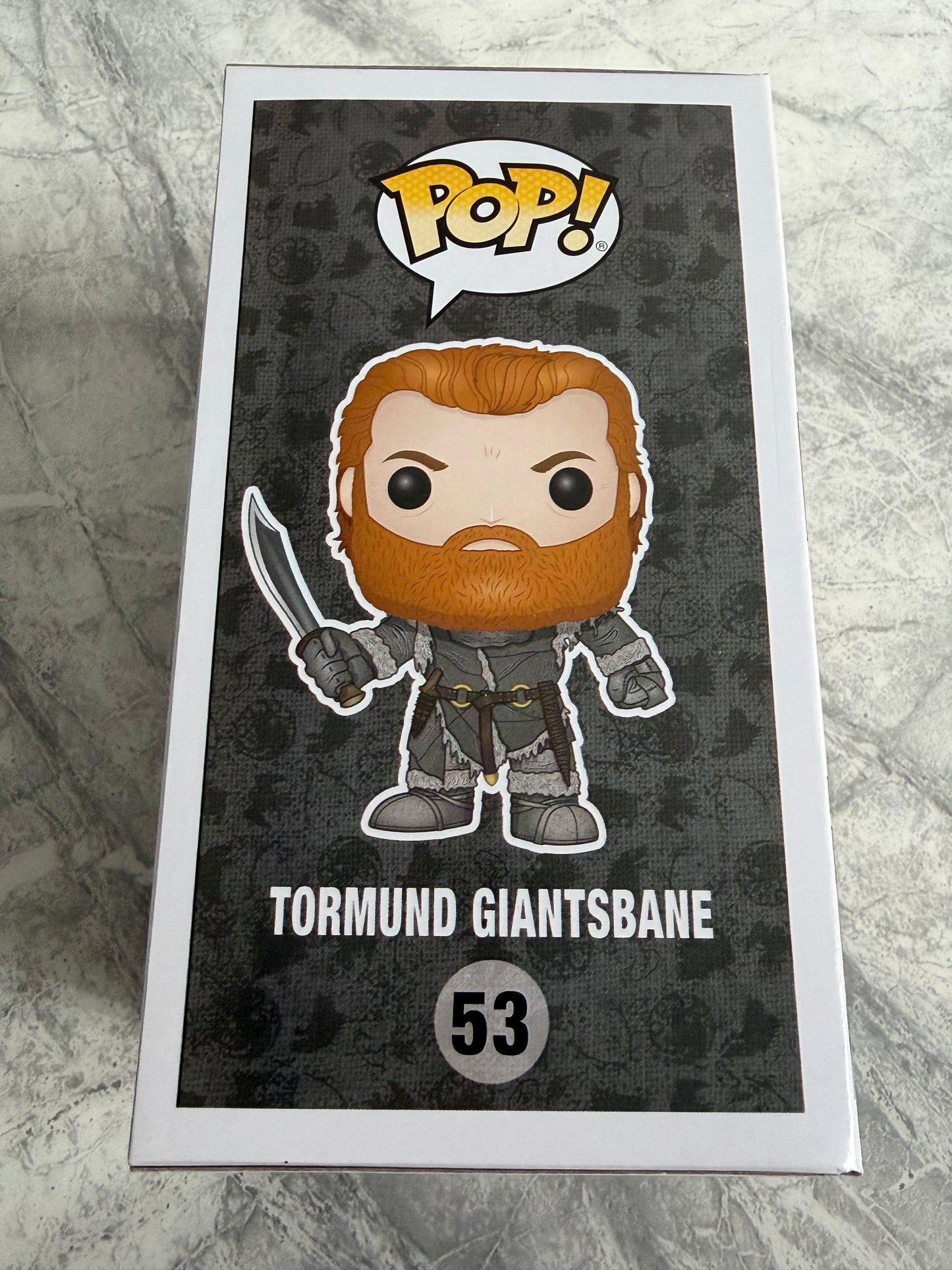 Kristofer Hivju Signed Game Of Thrones Tormund Funko Pop With Quote! - SWAU Authenticated