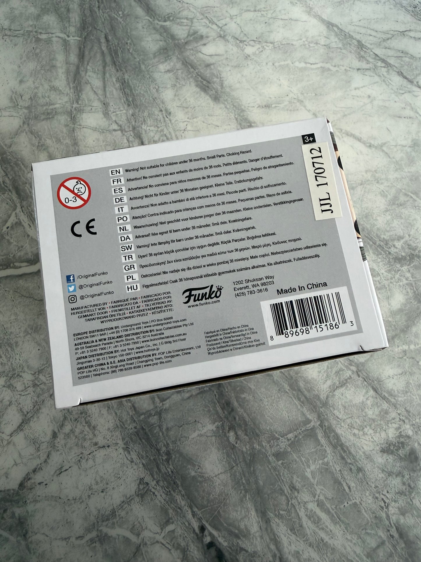 Tom Wlaschiha Signed Game Of Thrones Jaqen H’Ghar Funko Pop With Quote!