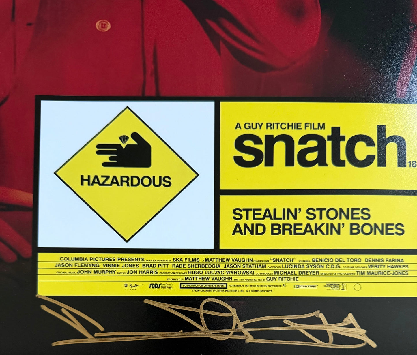 Multi Cast Signed Snatch Textless A2 Poster - Perfect Project Starter Piece!
