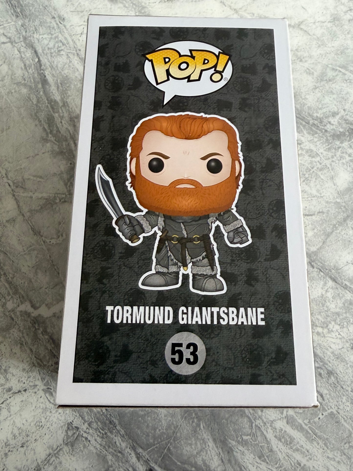 Kristofer Hivju Signed Game Of Thrones Tormund Funko Pop With Quote! - SWAU Authenticated