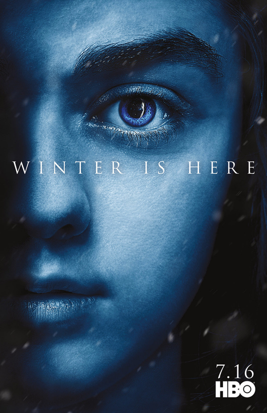 Maisie Williams Signed Game Of Thrones Poster Version 2 (Pre Order)