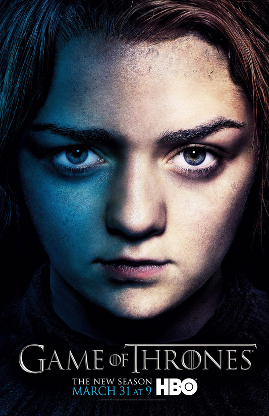 Maisie Williams Signed Game Of Thrones Poster Version 3 (Pre Order)