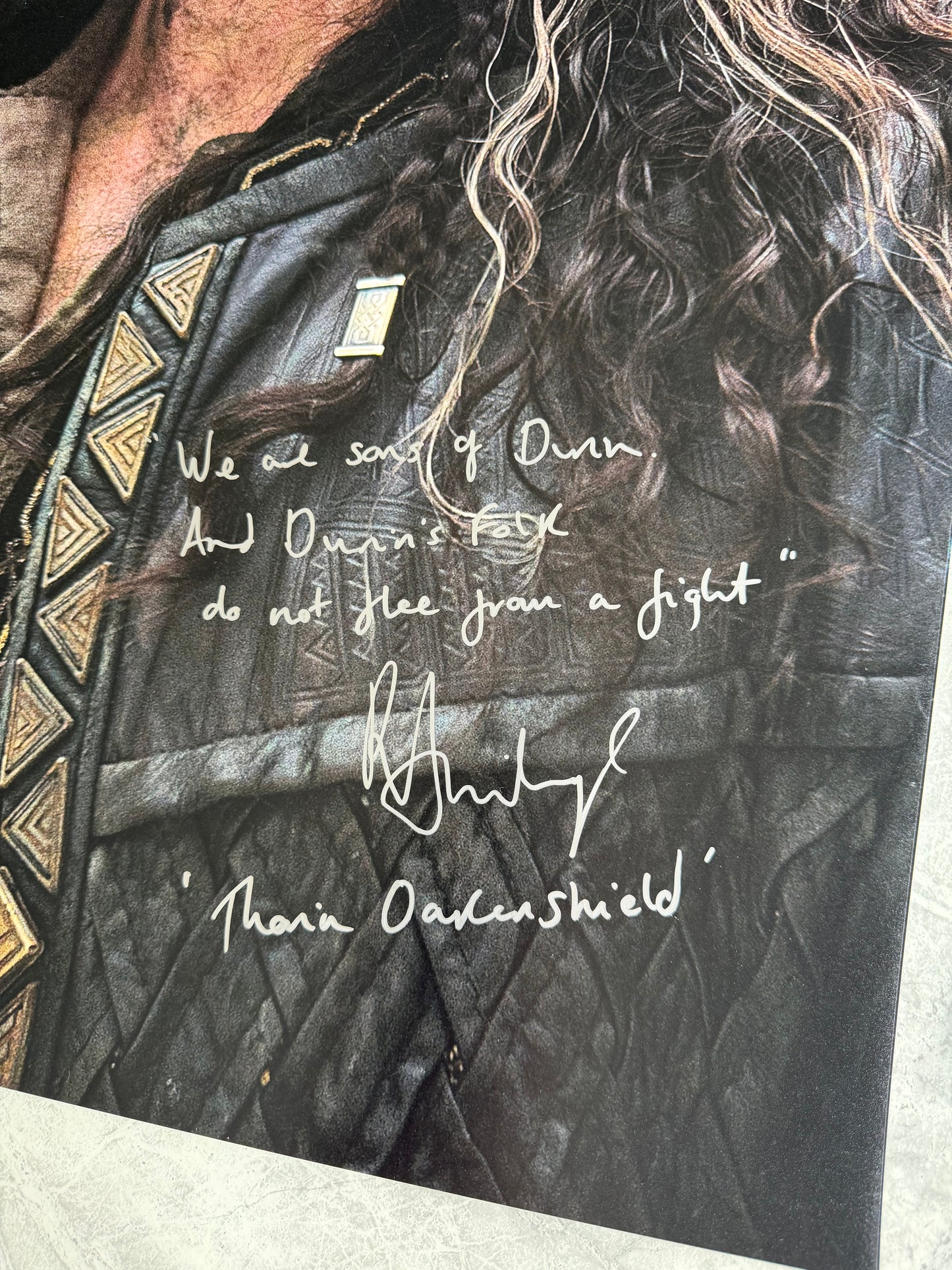 Richard Armitage Signed The Hobbit 20x30” Photo - SWAU Authenticated