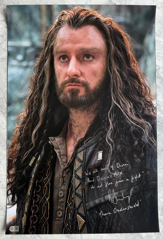 Richard Armitage Signed The Hobbit 20x30” Photo - SWAU Authenticated