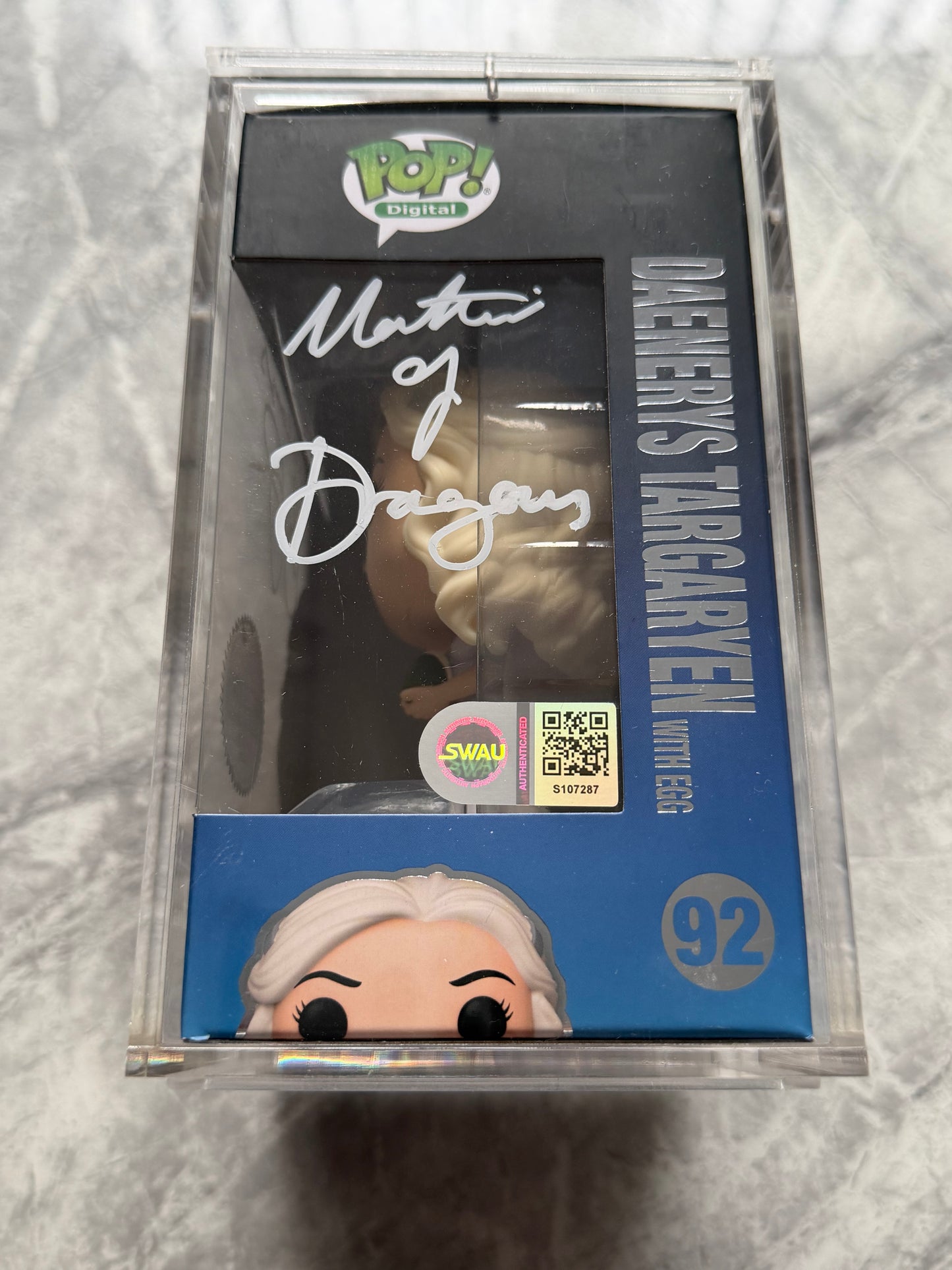 Emilia Clarke Signed Game Of Thrones NFT Digital Funko Pop - Photo Proof & SWAU Authenticated!