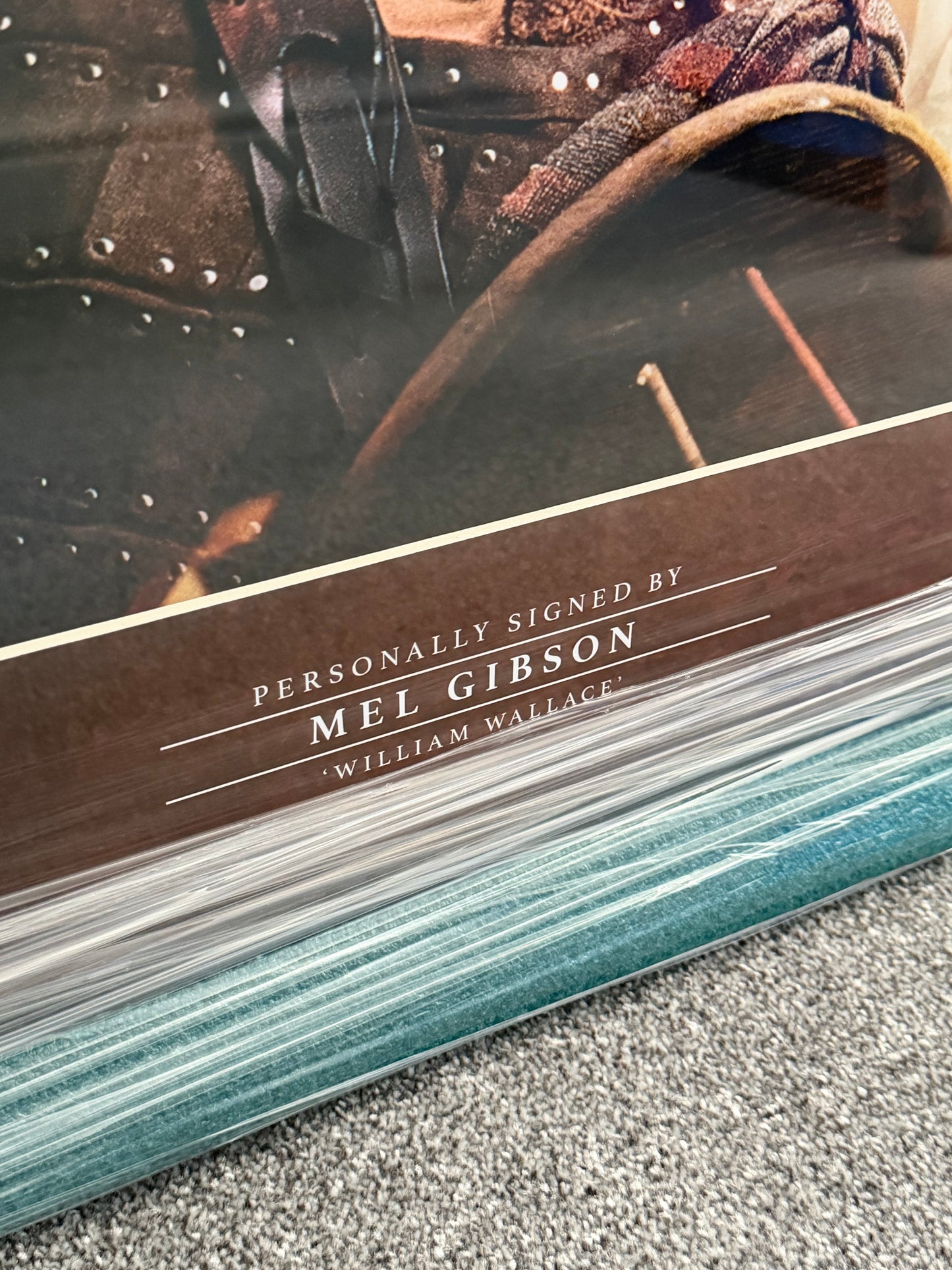 Mel Gibson Signed Braveheart Large Framed Montage - HUGE 25cm Autograph!