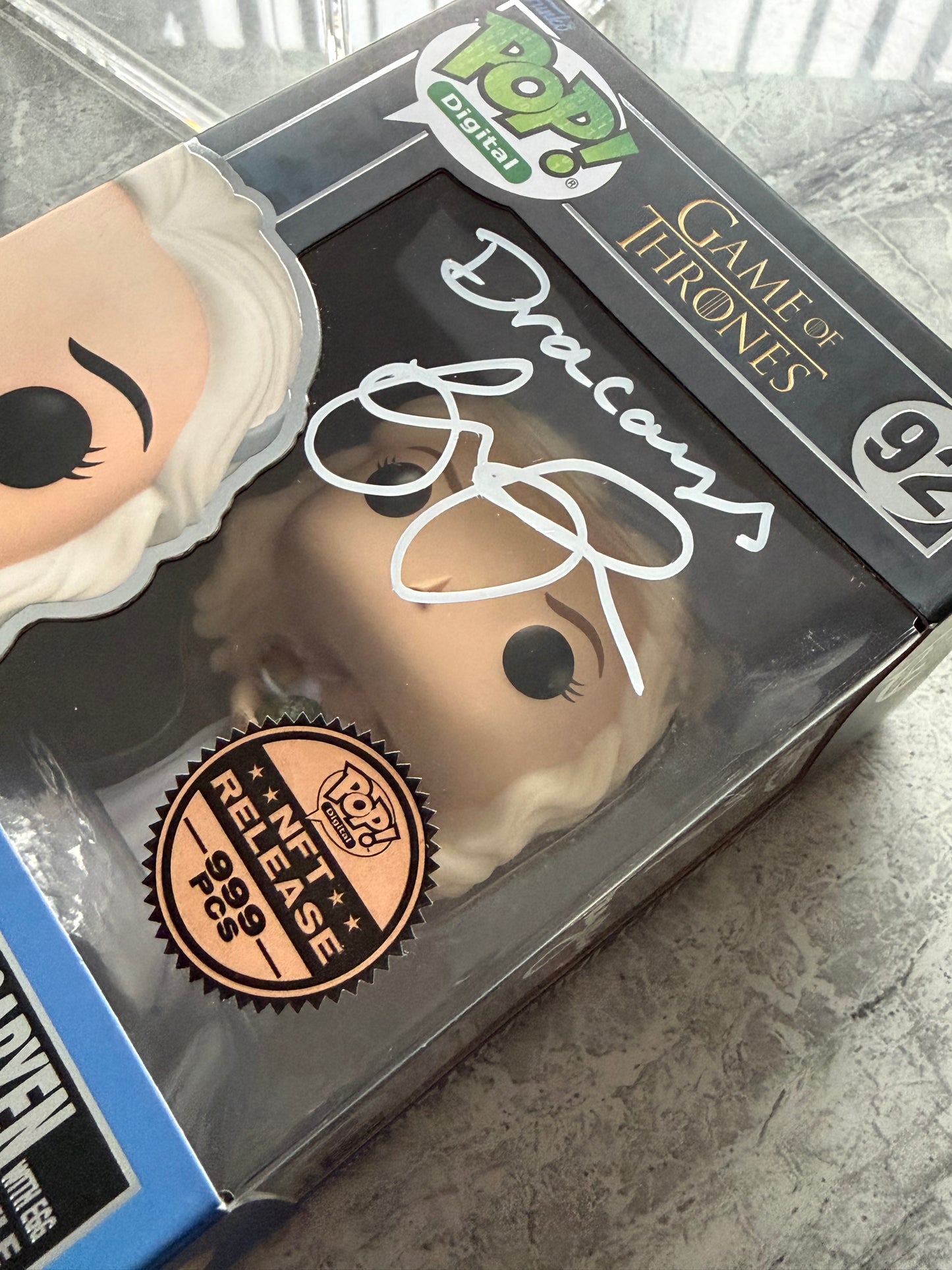 Emilia Clarke Signed Game Of Thrones NFT Digital Funko Pop - Photo Proof & SWAU Authenticated!