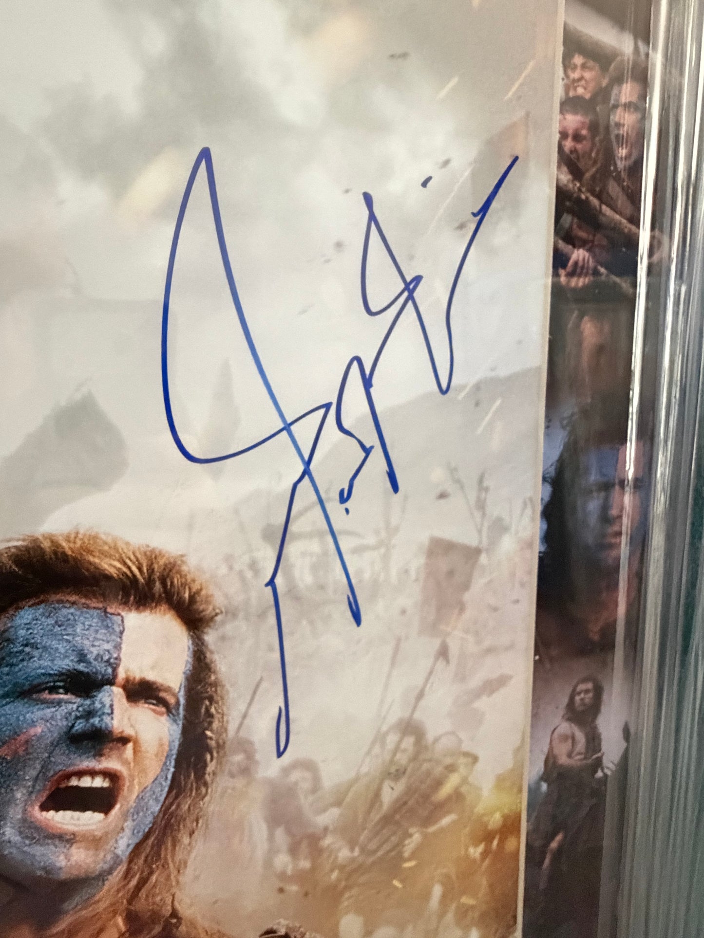 Mel Gibson Signed Braveheart Large Framed Montage - HUGE 25cm Autograph!