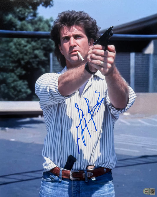 Mel Gibson Signed Lethal Weapon 16x20” Photo - SWAU Authenticated