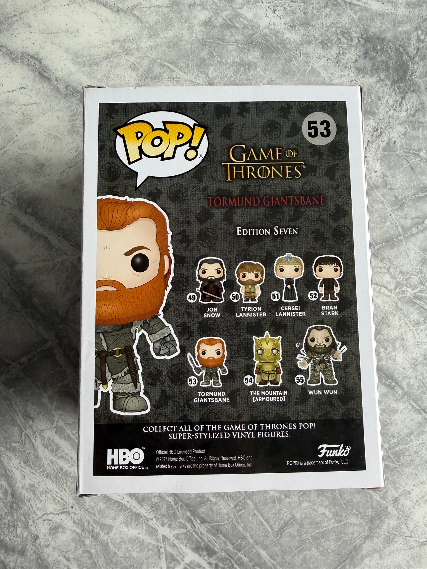 Kristofer Hivju Signed Game Of Thrones Tormund Funko Pop With Quote! - SWAU Authenticated