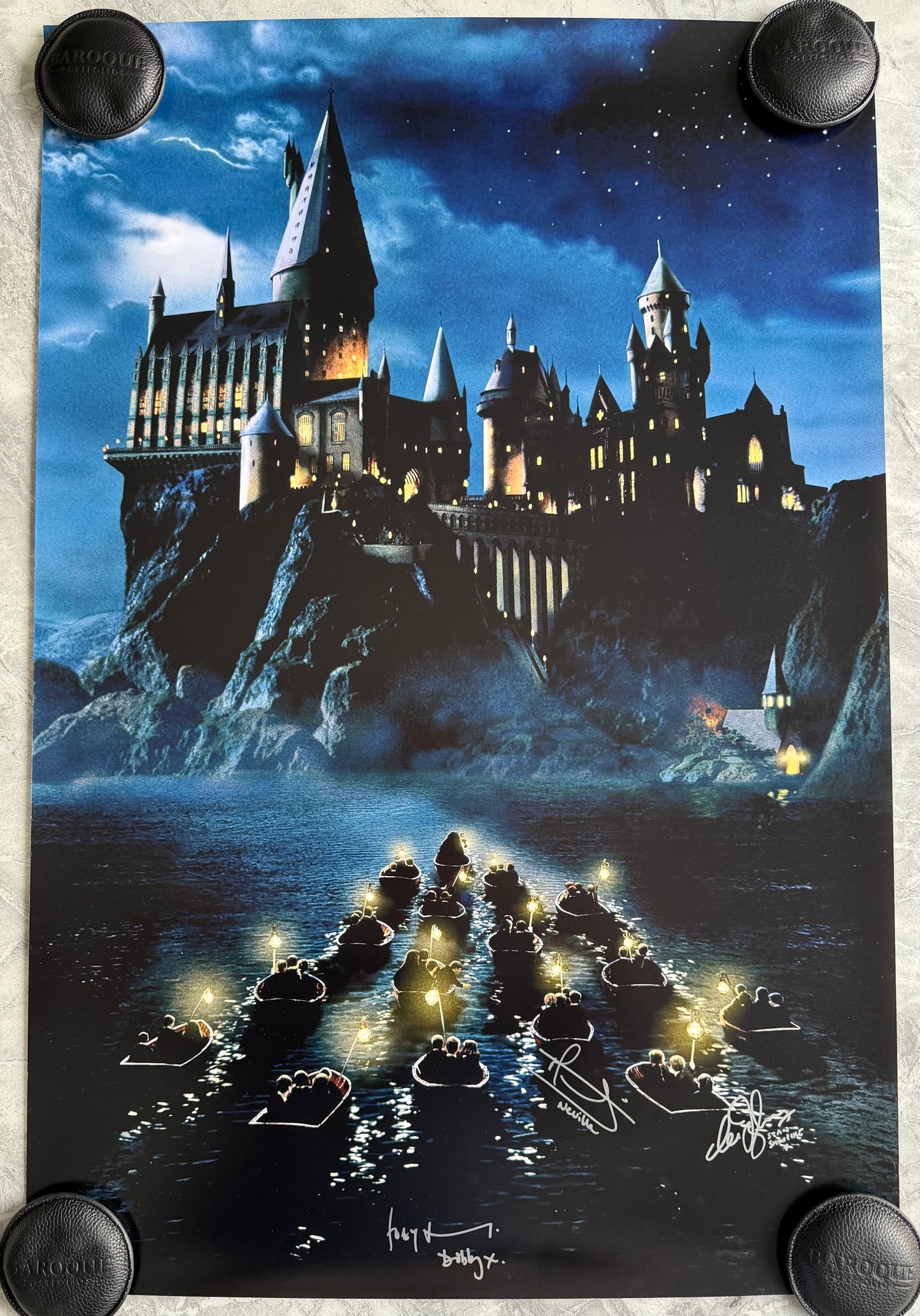 Multi 3 Cast Signed Harry Potter Project Starter Maxi Poster