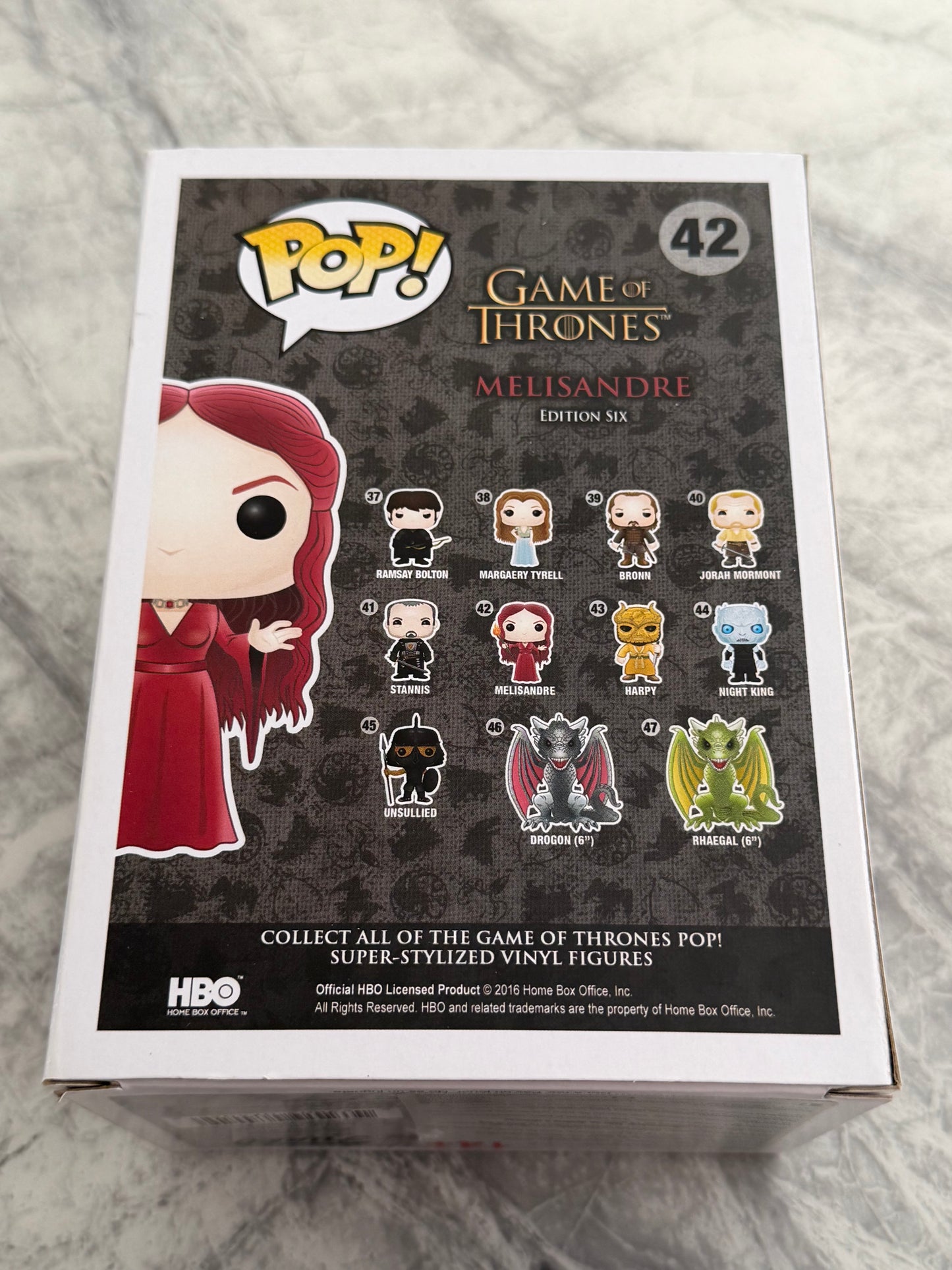 Carice Van Houten Signed Game Of Thrones Melisandre Funko Pop With Quote - SWAU Authenticated