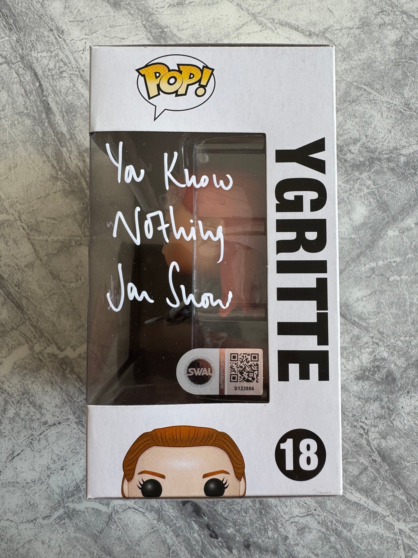 Rose Leslie Signed Game Of Thrones Ygritte Funko Pop With Quote! - SWAU Authenticated