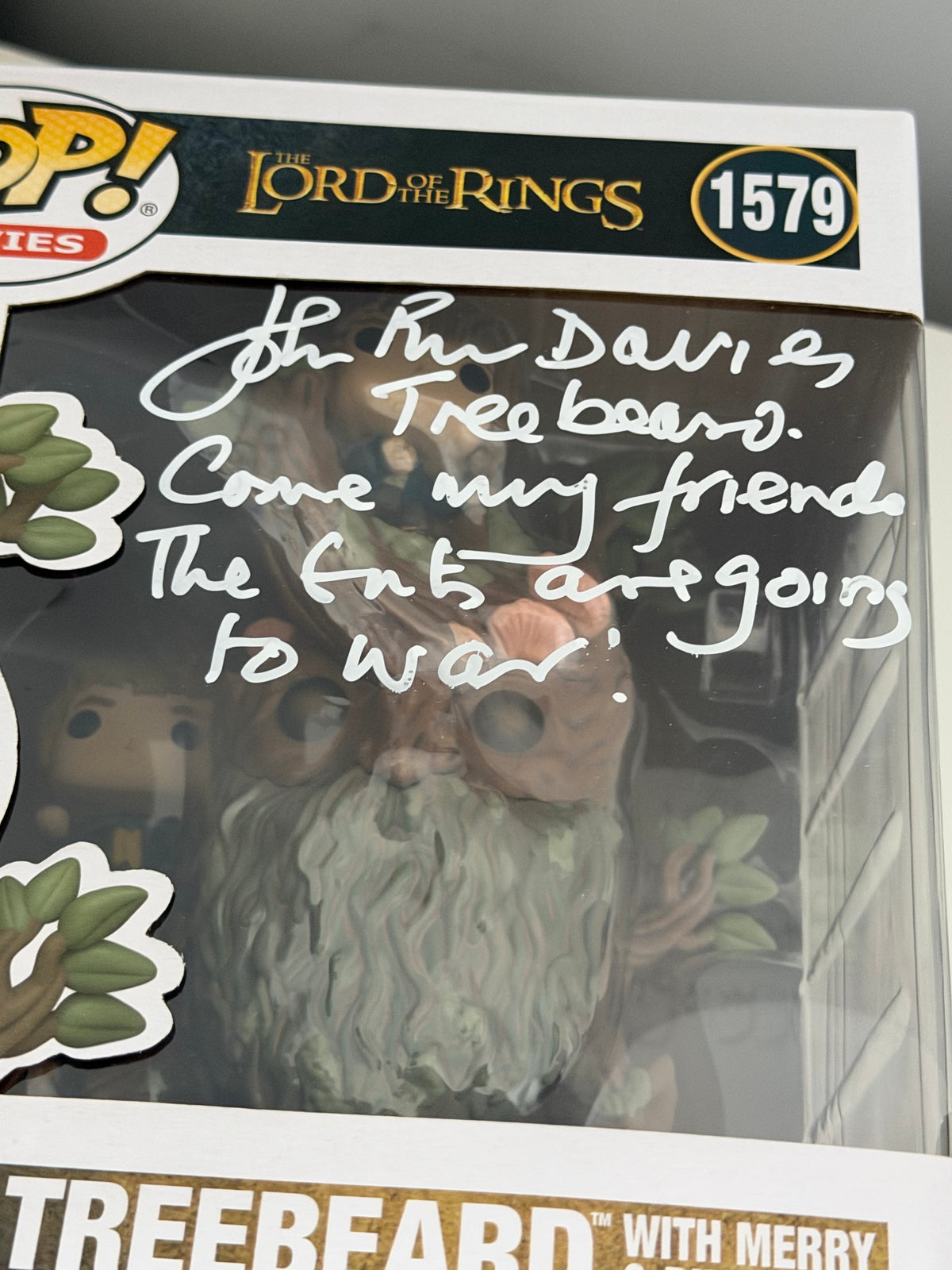 John Rhys-Davies, Billy Boyd & Dominic Monaghan Signed Treebeard 6” Funko