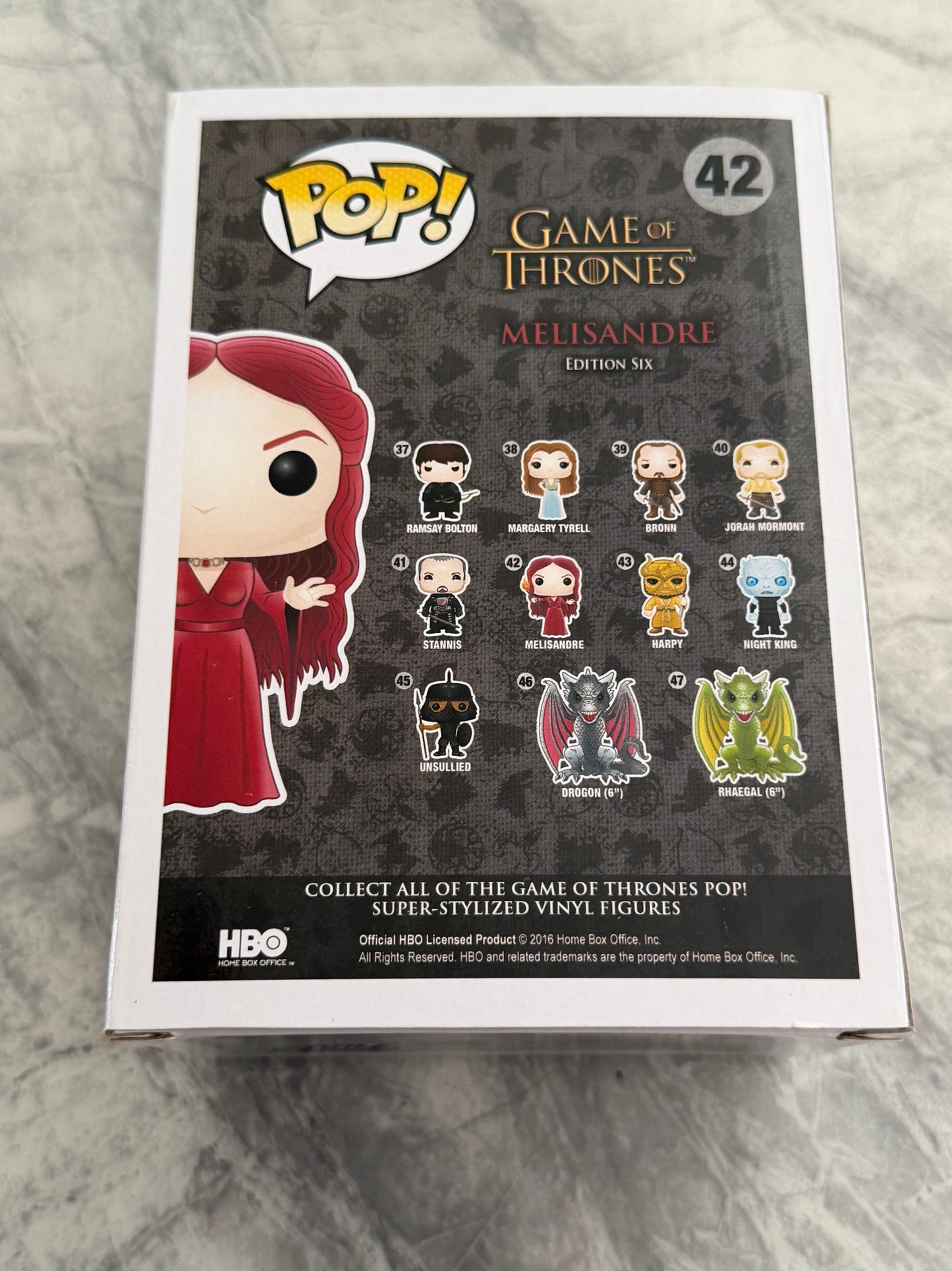 Carice Van Houten Signed Game Of Thrones Melisandre Funko Pop With Quote - SWAU Authenticated