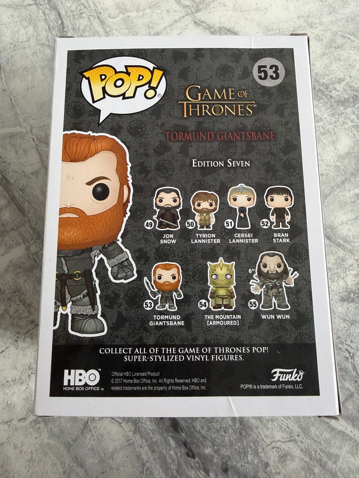 Kristofer Hivju Signed Game Of Thrones Tormund Funko Pop With Quote! - SWAU Authenticated