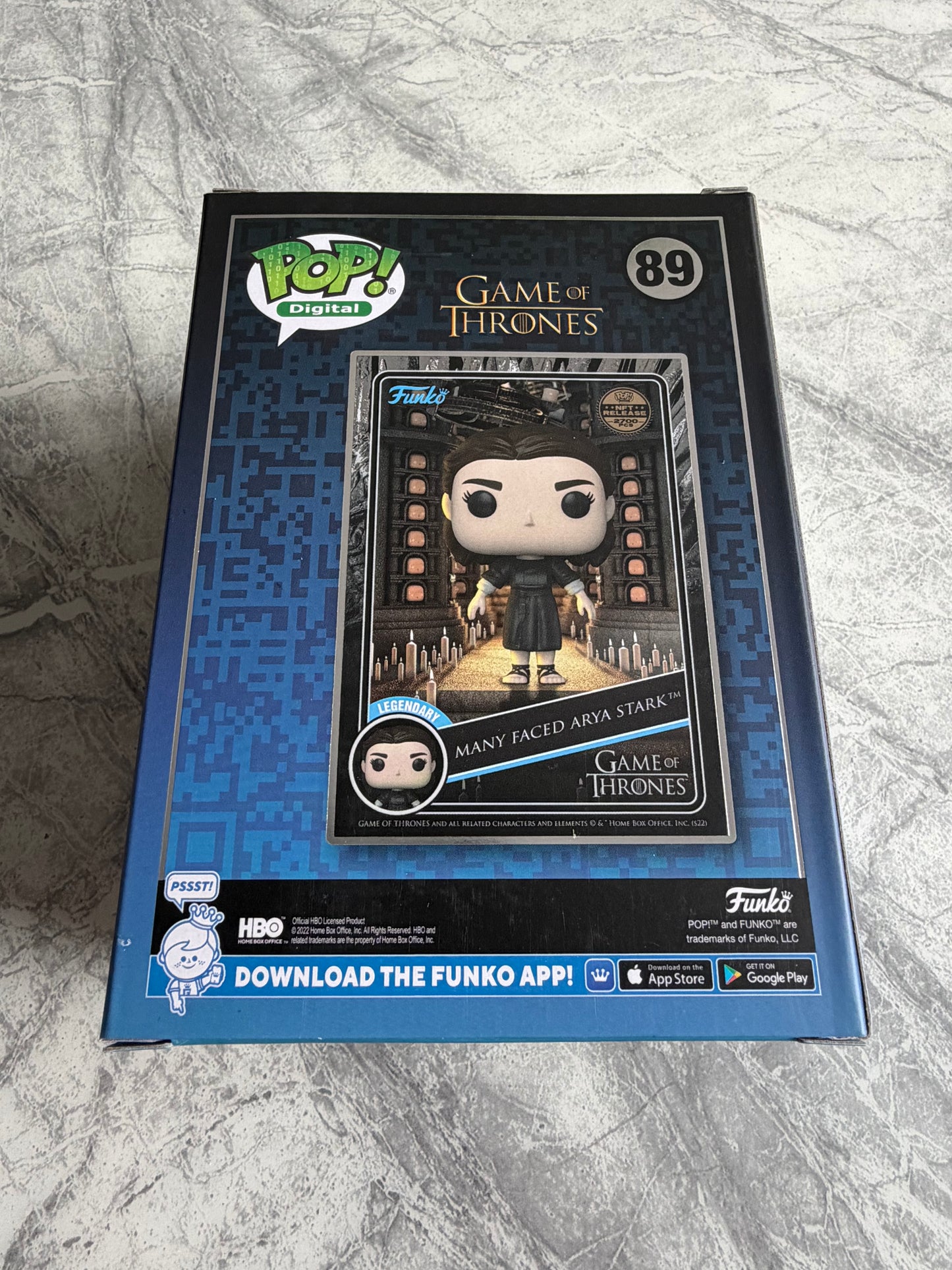 Maisie Williams Signed Game Of Thrones NFT Funko Pop - SWAU Witnessed