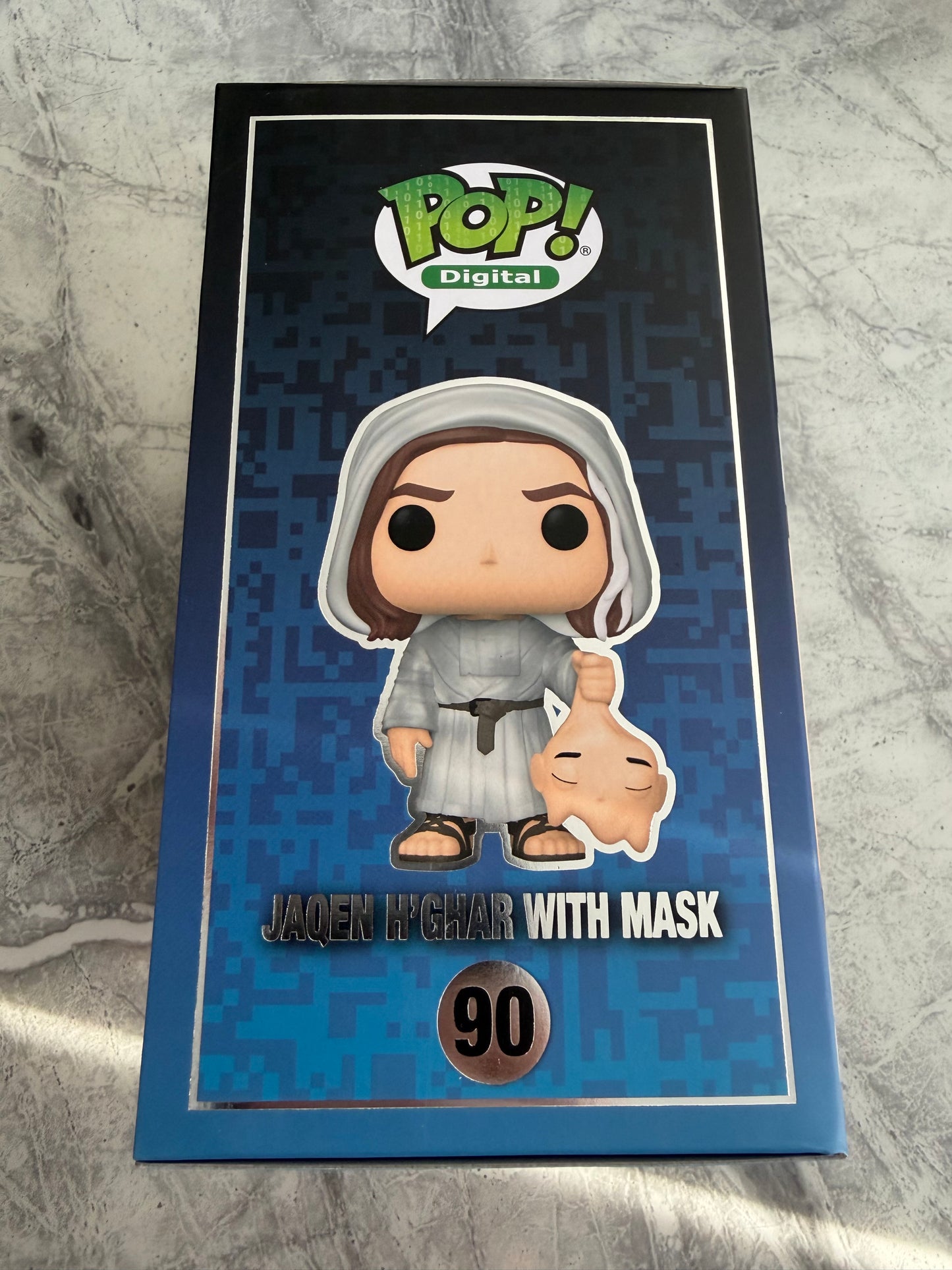 Tom Wlaschiha Signed Game Of Thrones Jaqen Digital NFT Funko Pop With 2 Quotes!