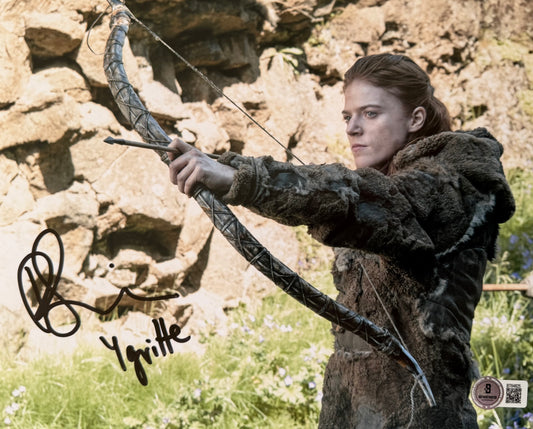 Rose Leslie Signed Game Of Thrones 8x10” Photo - Beckett Authenticated