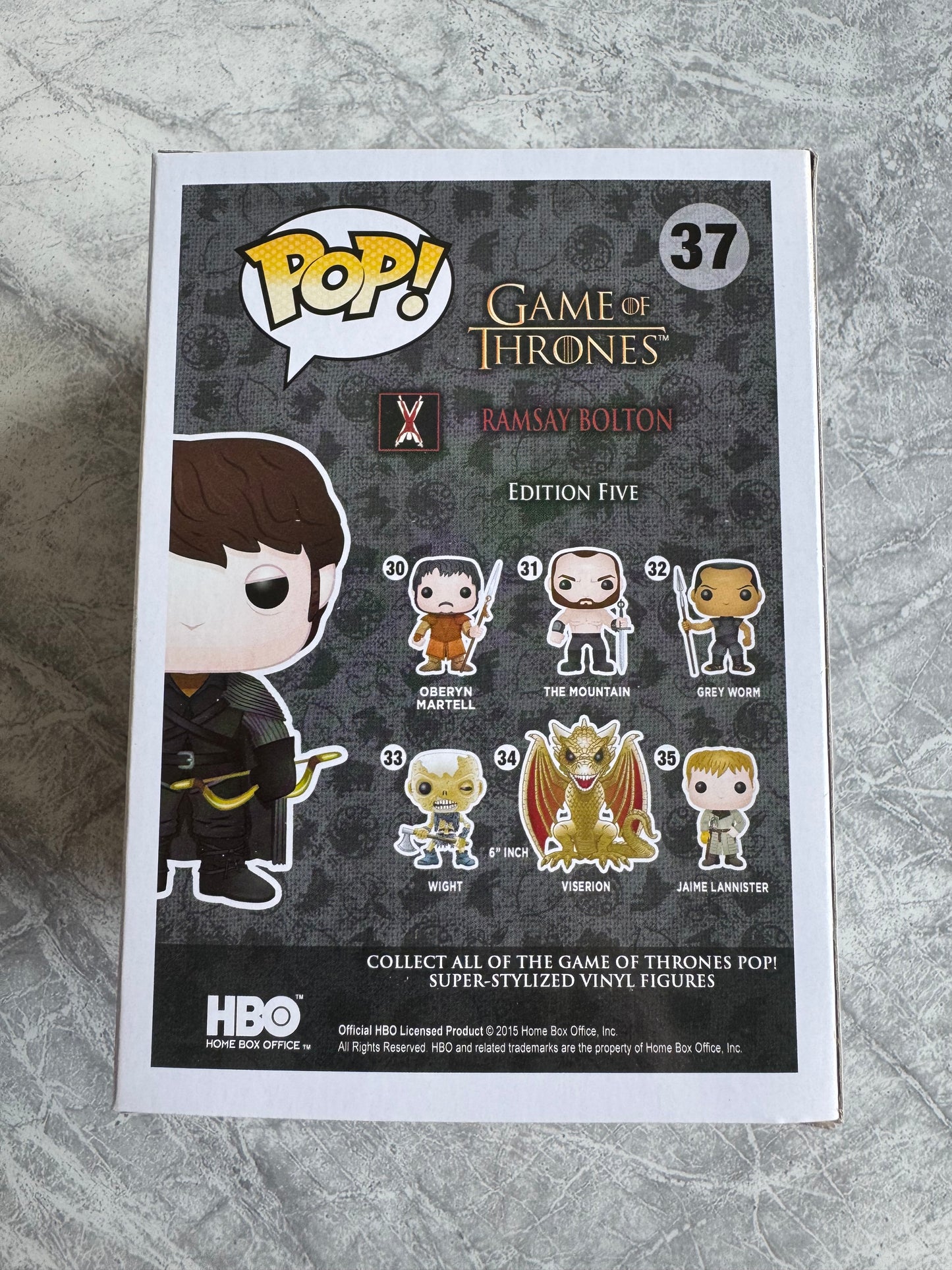 Iwan Rheon Signed Ramsay Bolton Funko Pop - SWAU Authenticated