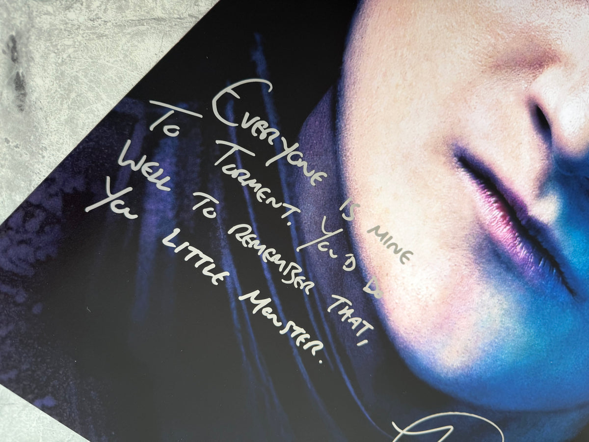 Jack Gleeson Signed Game Of Thrones A2 Promo Poster With Quote - SWAU Authenticated