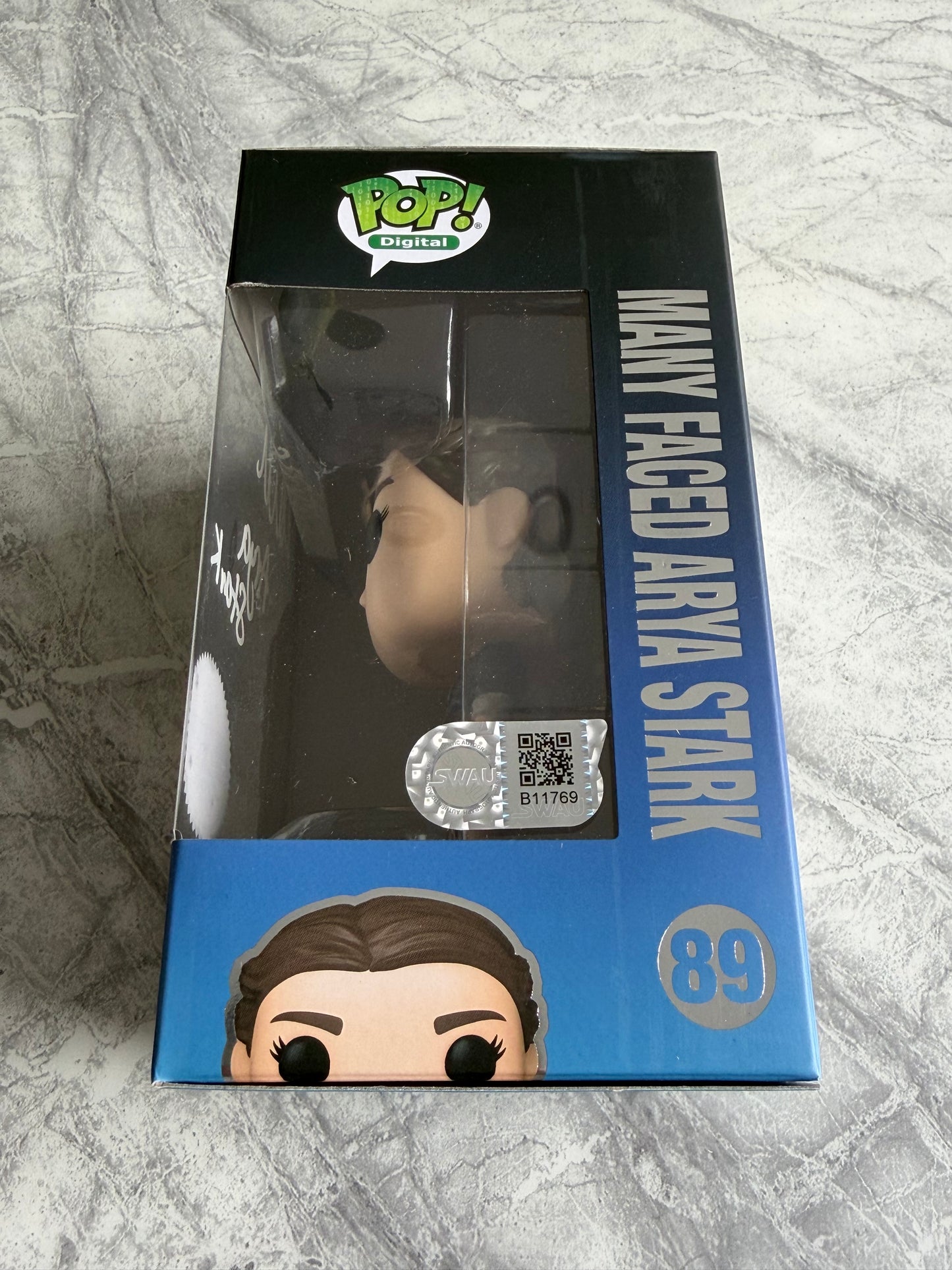 Maisie Williams Signed Game Of Thrones NFT Funko Pop - SWAU Witnessed