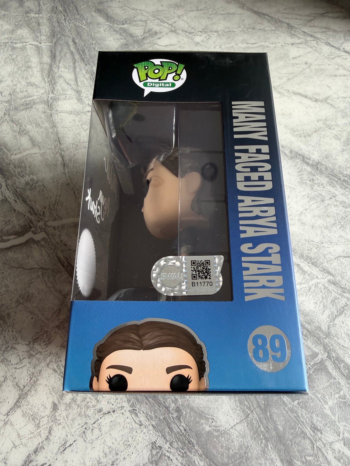 Maisie Williams Signed Game Of Thrones NFT Funko Pop - SWAU Witnessed
