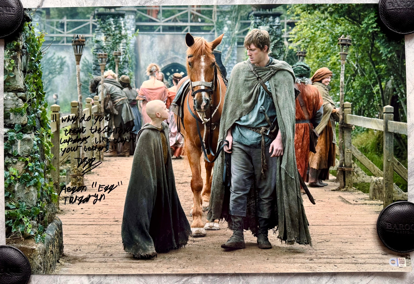 Dexter Sol Ansell Signed AKOT7K 20x30” Photo With Long Quote - SWAU Authenticated & Photo Proof