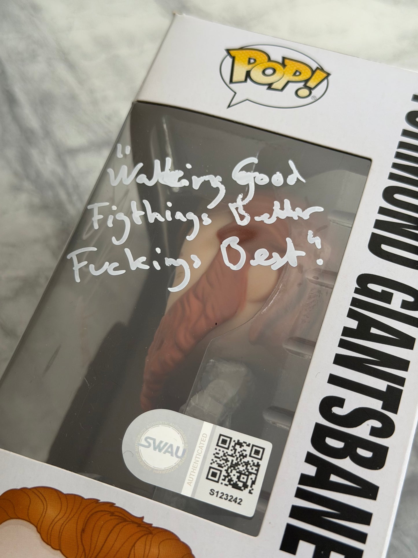 Kristofer Hivju Signed Game Of Thrones Tormund Funko Pop With Quote! - SWAU Authenticated