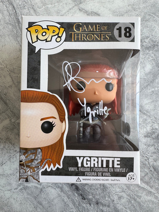 Rose Leslie Signed Game Of Thrones Ygritte Funko Pop With Quote! - SWAU Authenticated