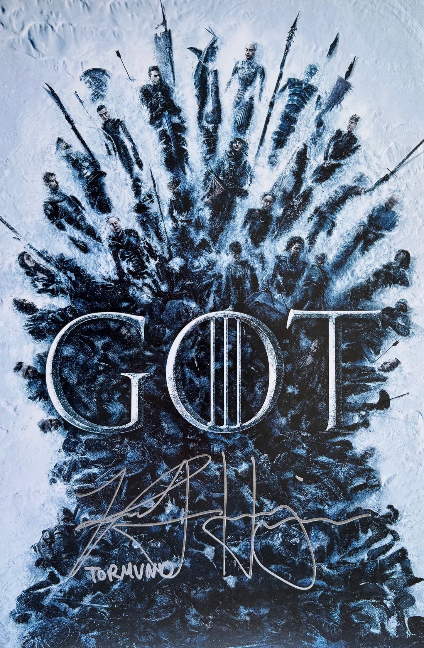 Kristofer Hivju Signed Game Of Thrones 11x17” Poster