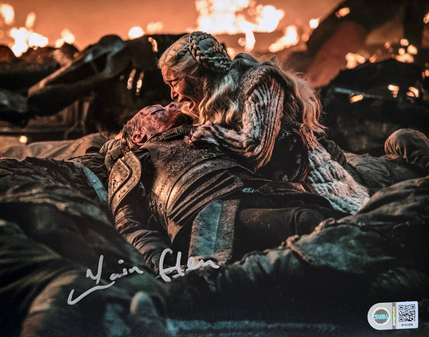 Iain Glen Signed Game Of Thrones 8x10” Photo - SWAU Authenticated