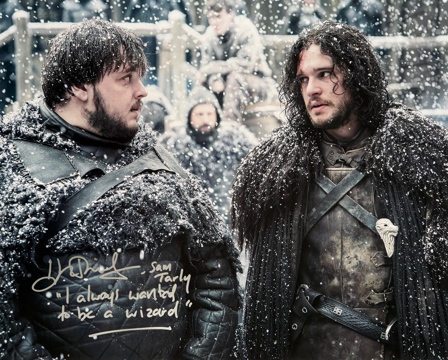 John Bradley Signed Game Of Thrones 16x20” Photo With Quote - SWAU Authenticated