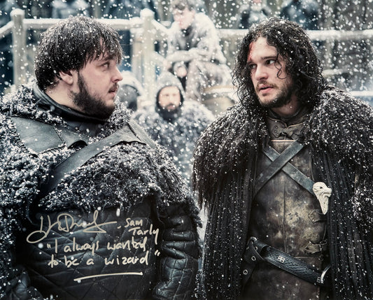 John Bradley Signed Game Of Thrones 16x20” Photo With Quote - SWAU Authenticated