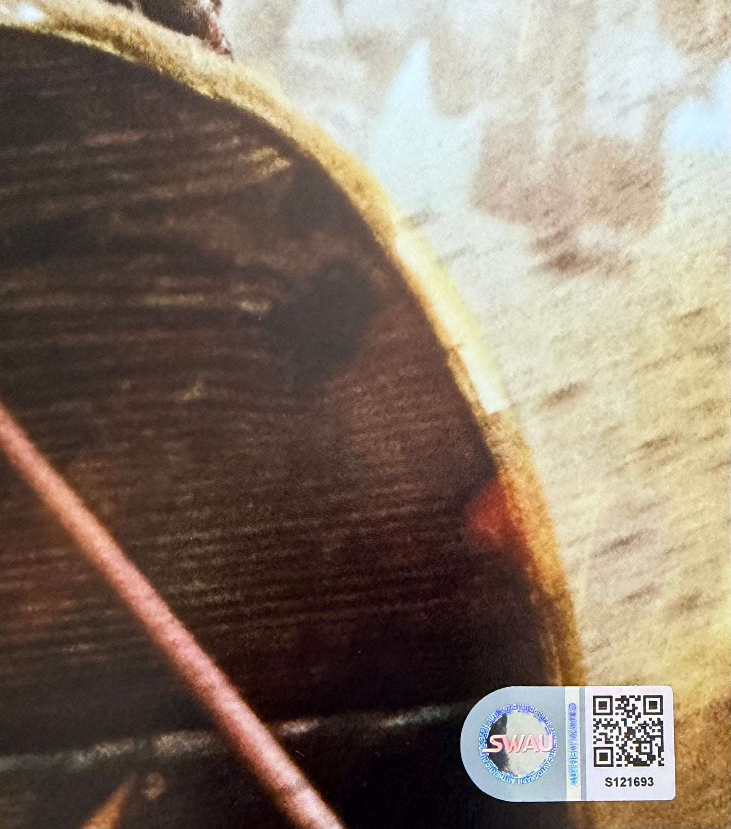 Mel Gibson Signed Braveheart Textless A2 Poster - SWAU Authenticated