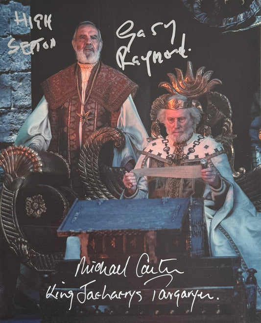 Michael Carter & Gary Raymond Dual Signed House Of The Dragon 8x10” Photo