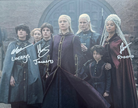 Grihault, Collett & Campbell Signed House Of The Dragon 11x14” Photo