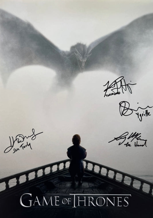Heroes Of Westeros Multi Signed Game Of Thrones A2 Poster