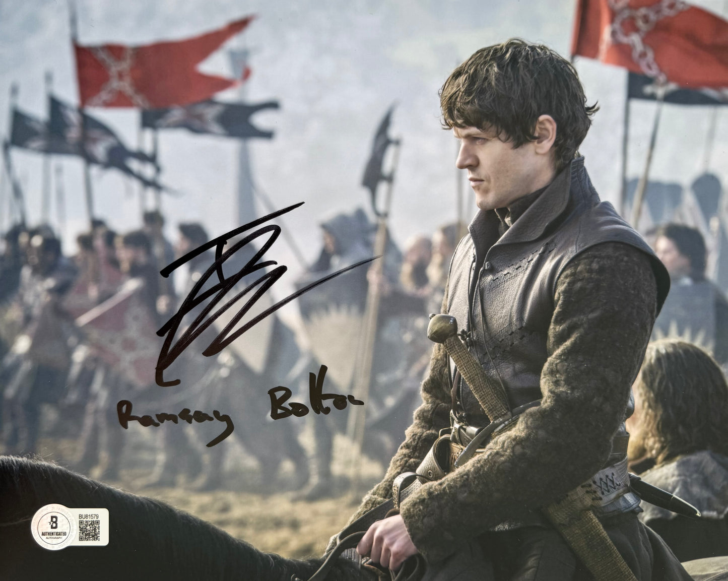 Iwan Rheon Signed Game Of Thrones 8x10” Photo - Beckett Authenticated