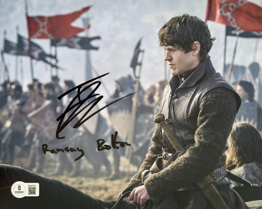 Iwan Rheon Signed Game Of Thrones 8x10” Photo - Beckett Authenticated