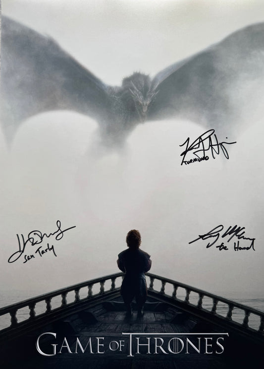 Heroes Of Westeros Multi Signed Game Of Thrones A2 Poster